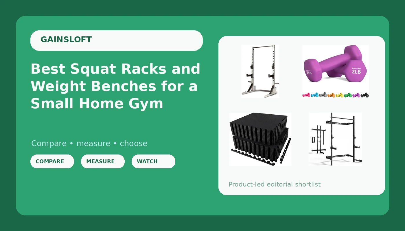 Best Squat Racks and Weight Benches for a Small Home Gym