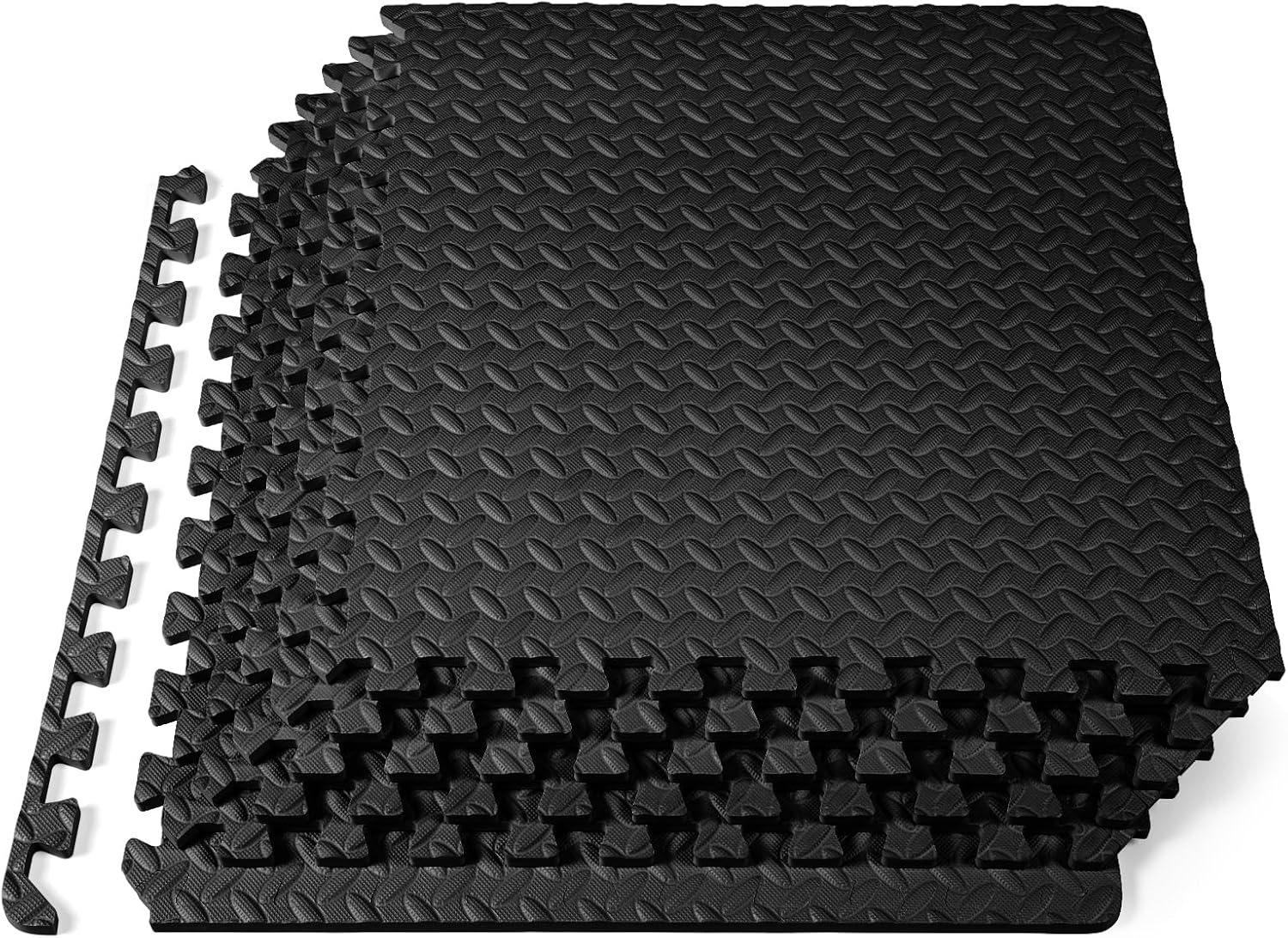 ProsourceFit Exercise Puzzle Mat ½-inch, EVA Interlocking Foam Floor Tiles for...