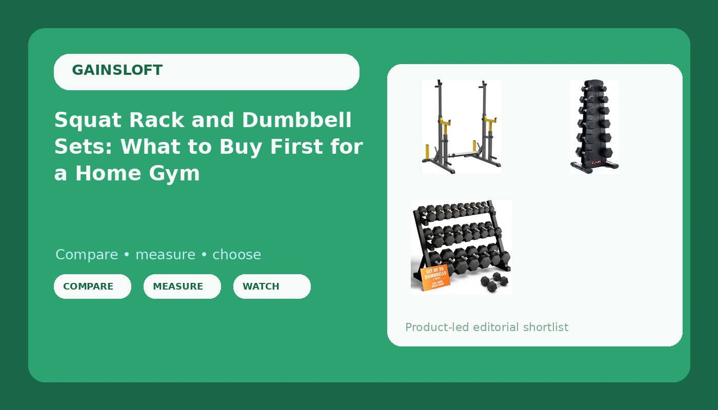 Squat Rack and Dumbbell Sets: What to Buy First for a Home Gym